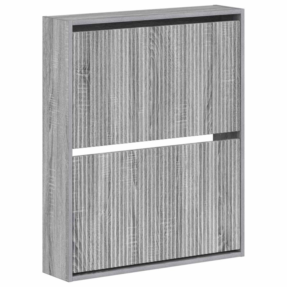 vidaXL Väggmonterad skoskåp ARNHEM 71 x 17 x 86 cm Konstruerat trä