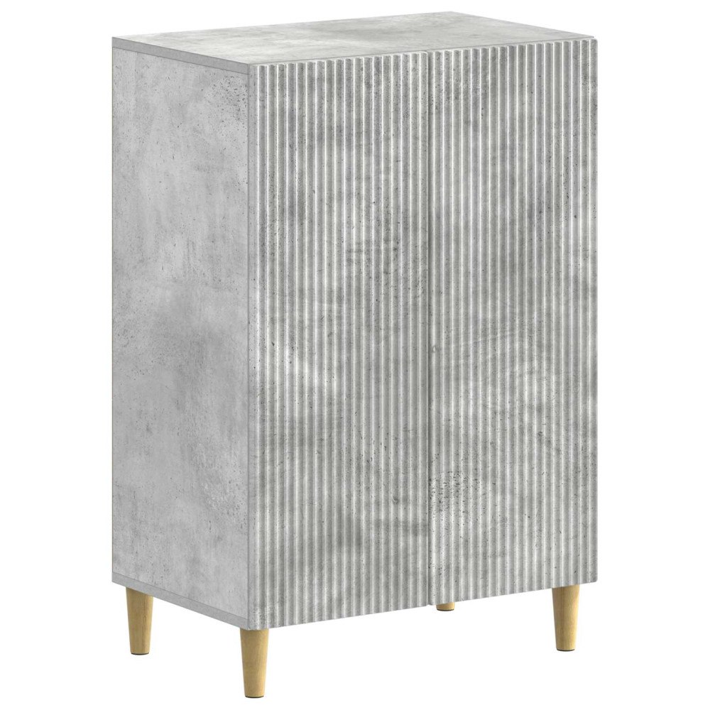vidaXL Skoskåp ARNHEM 59,5 x 39,5 x 90 cm Konstruerat trä Betonggrå