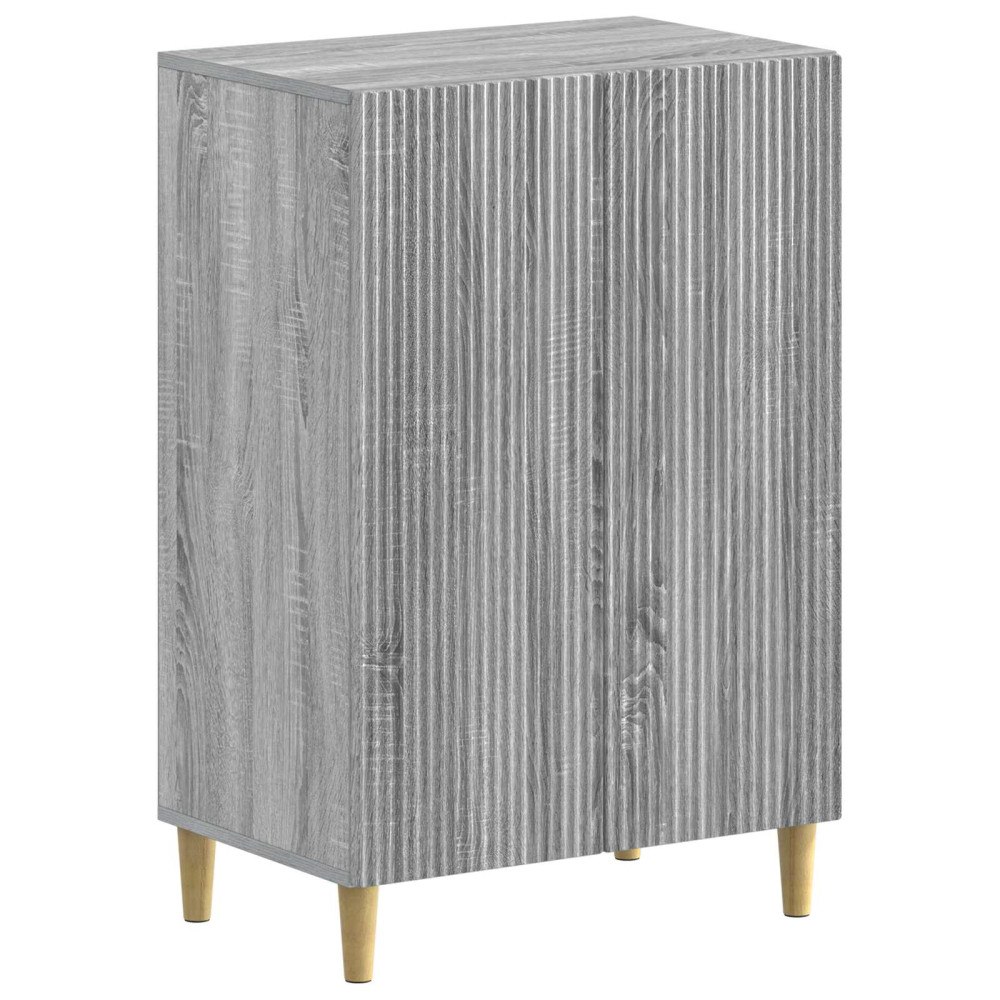 vidaXL Skoskåp ARNHEM 59,5 x 39,5 x 90 cm Konstruerat trä Grå Sonoma
