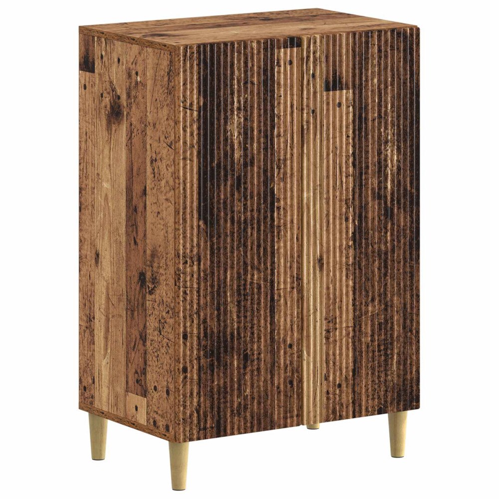 vidaXL Skoskåp ARNHEM 59,5 x 39,5 x 90 cm Konstruerat trä Gammalt trä