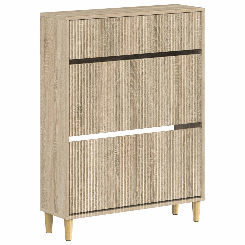 vidaXL Skoskåp ARNHEM 78 x 24 x 103 cm Konstruerat trä Sonoma-ek