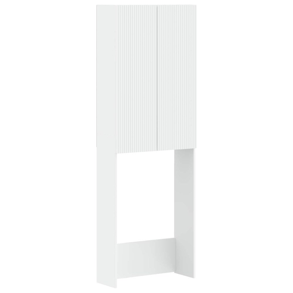 vidaXL Toalett skåp ARNHEM Vit 66 x 25,5 x 190 cm Konstruerat trä