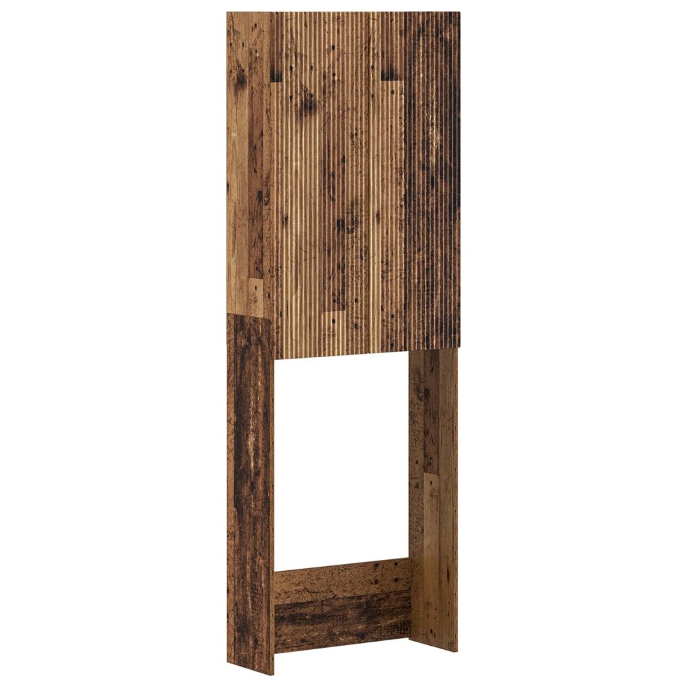 vidaXL Toalett skåp ARNHEM Gammalt trä 66 x 25,5 x 190 cm