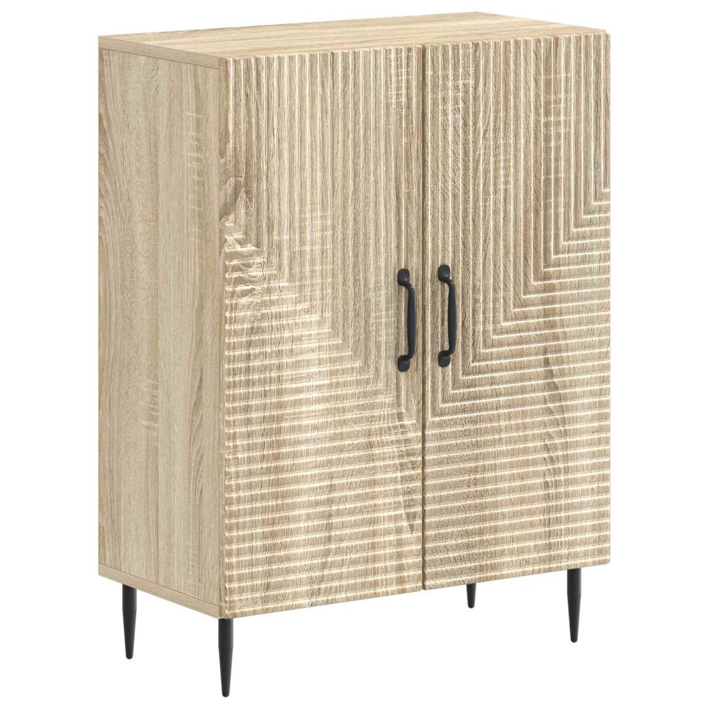 vidaXL Badrumsskrubb HAARLEM Sonoma-ek 59,5 x 31 x 80 cm