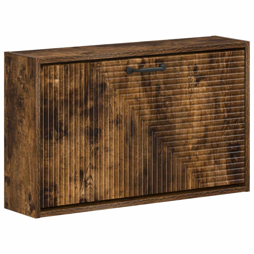 vidaXL Väggmonterad skoskåp HAARLEM 71 x 17 x 43 cm Konstruerat trä