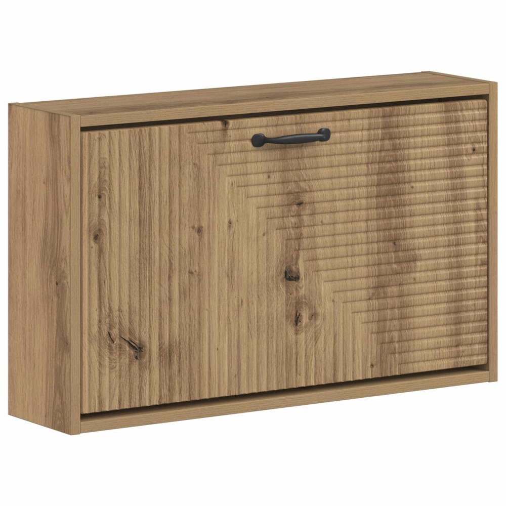 vidaXL Väggmonterad skoskåp HAARLEM 71 x 17 x 43 cm Konstruerat trä