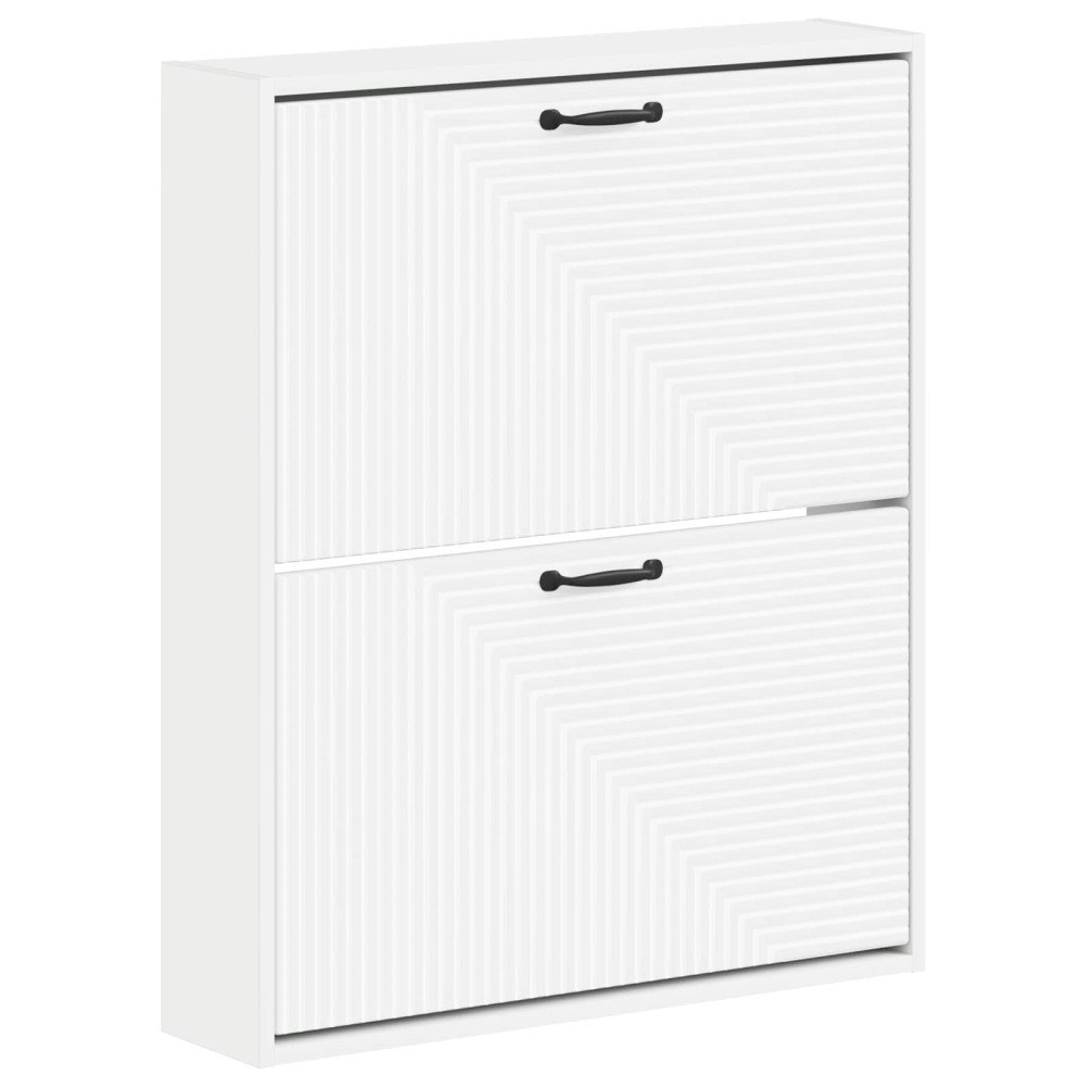 vidaXL Väggmonterad skoskåp HAARLEM 71 x 17 x 86 cm Konstruerat trä