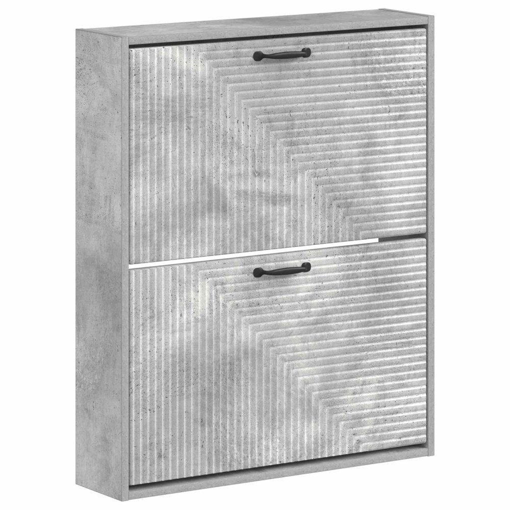 vidaXL Väggmonterad skoskåp HAARLEM 71 x 17 x 86 cm Konstruerat trä