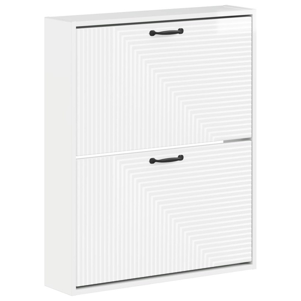vidaXL Väggmonterad skoskåp HAARLEM 71 x 17 x 86 cm Konstruerat trä
