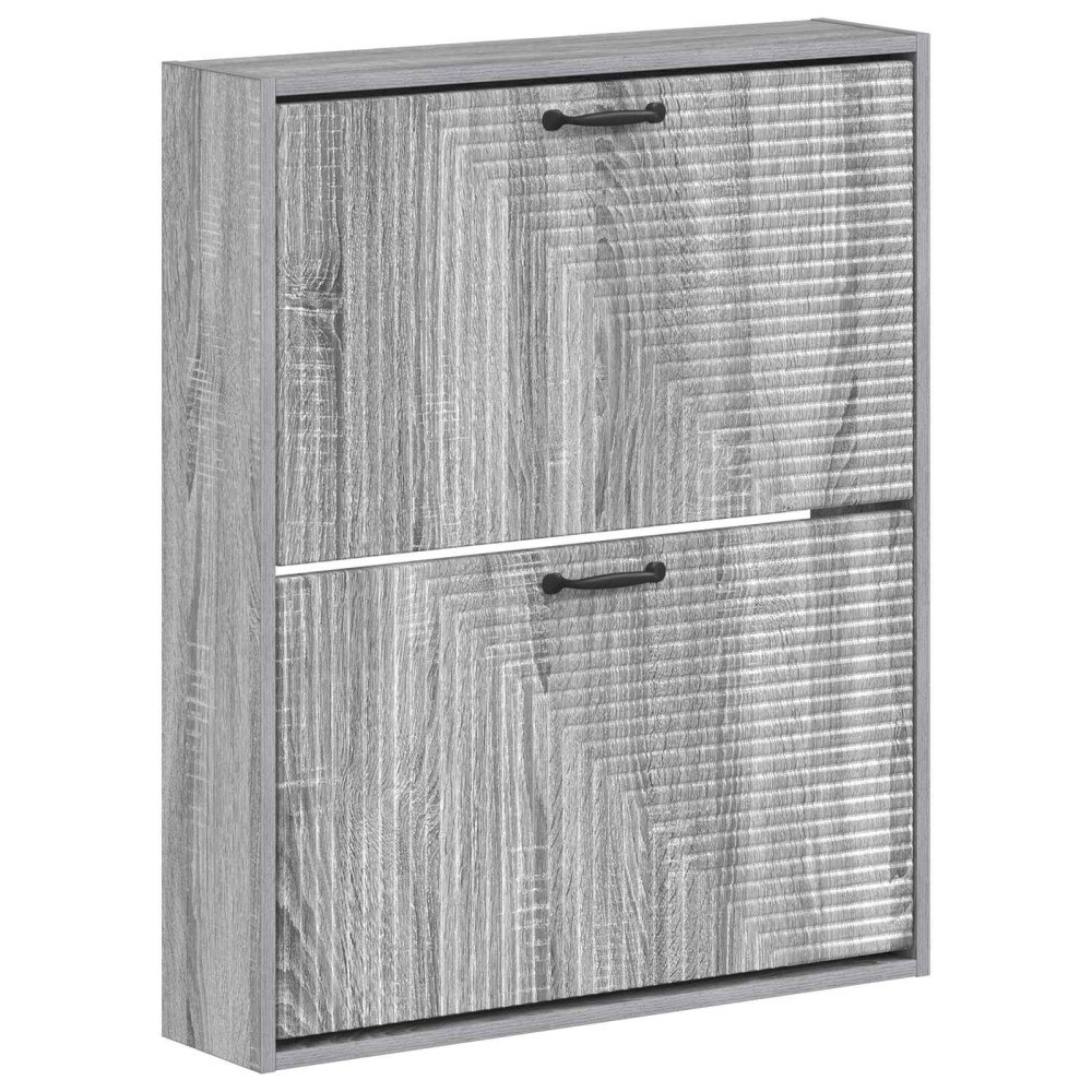 vidaXL Väggmonterad skoskåp HAARLEM 71 x 17 x 86 cm Konstruerat trä