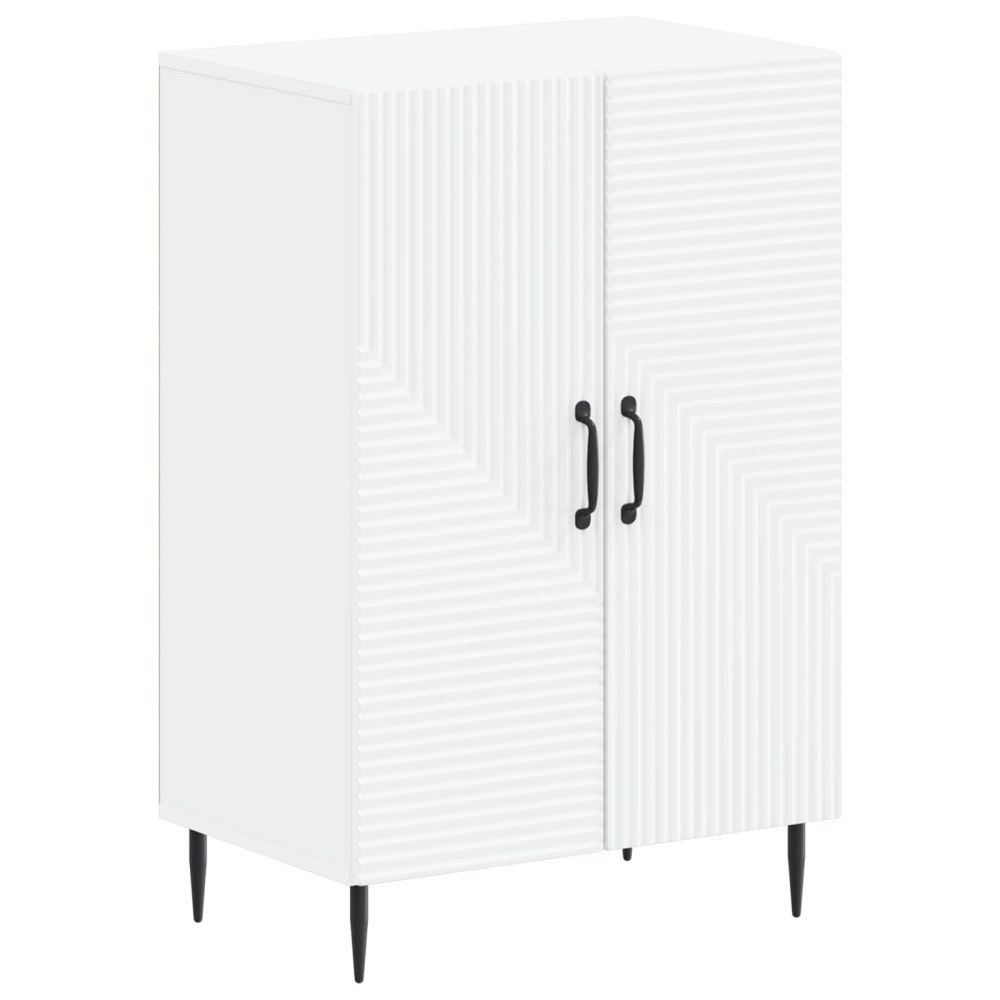 vidaXL Skoskåp HAARLEM 59,5 x 39,5 x 89,5 cm Konstruerat trä Vit