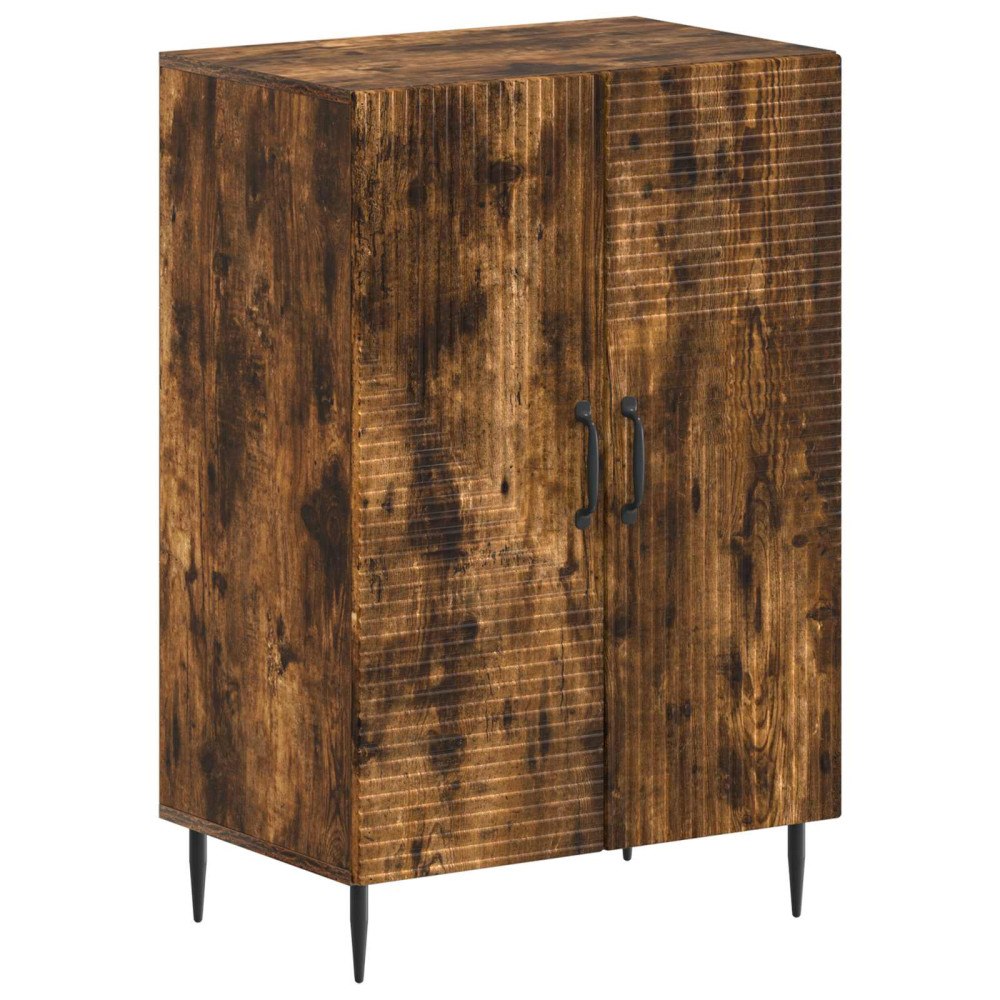 vidaXL Skoskåp HAARLEM 59,5 x 39,5 x 89,5 cm Konstruerat trä Rökt ek