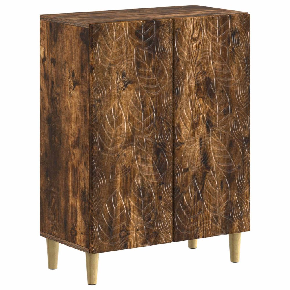 vidaXL Badrumsskrubb DELFT Rökt ek 59,5 x 31 x 80 cm Konstruerat trä