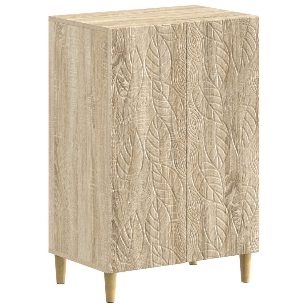 vidaXL Skoskåp DELFT 59,5 x 39,5 x 90 cm Konstruerat trä Sonoma-ek