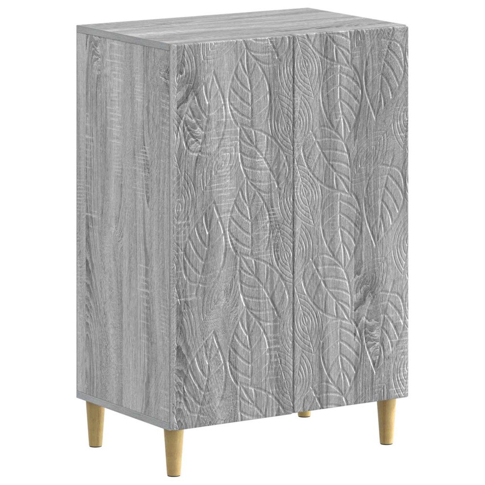 vidaXL Skoskåp DELFT 59,5 x 39,5 x 90 cm Konstruerat trä Grå Sonoma