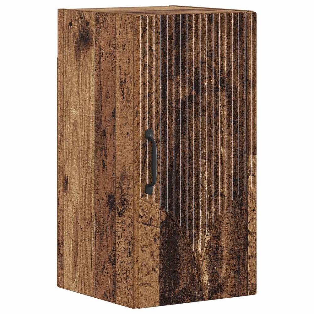 vidaXL Badrumsväggskåp HOORN Gammalt trä 30 x 31 x 59 cm