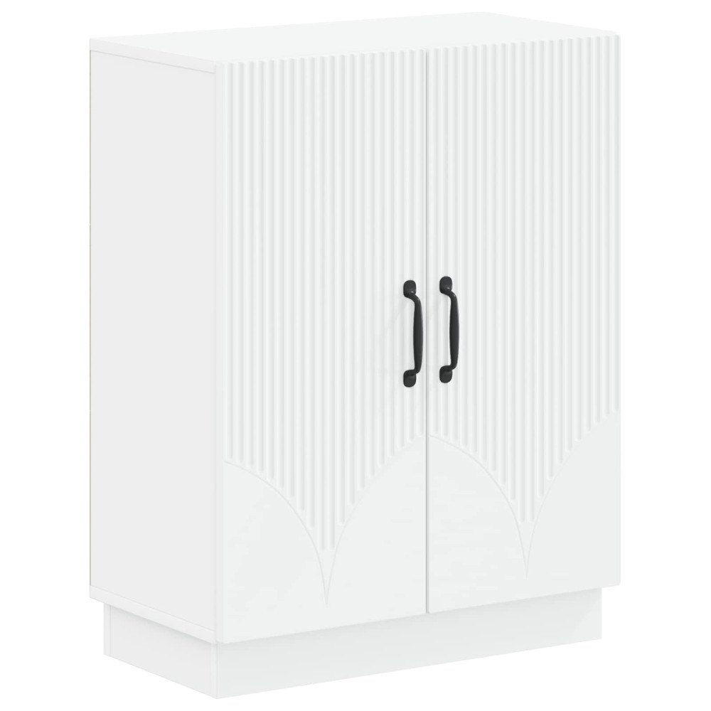 vidaXL Badrumsskrubb HOORN Vit 59,5 x 31 x 77 cm Konstruerat trä
