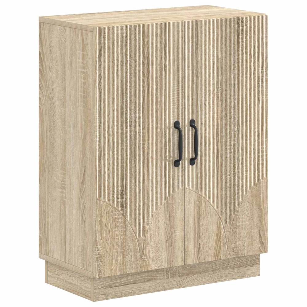 vidaXL Badrumsskrubb HOORN Sonoma-ek 59,5 x 31 x 77 cm Konstruerat trä