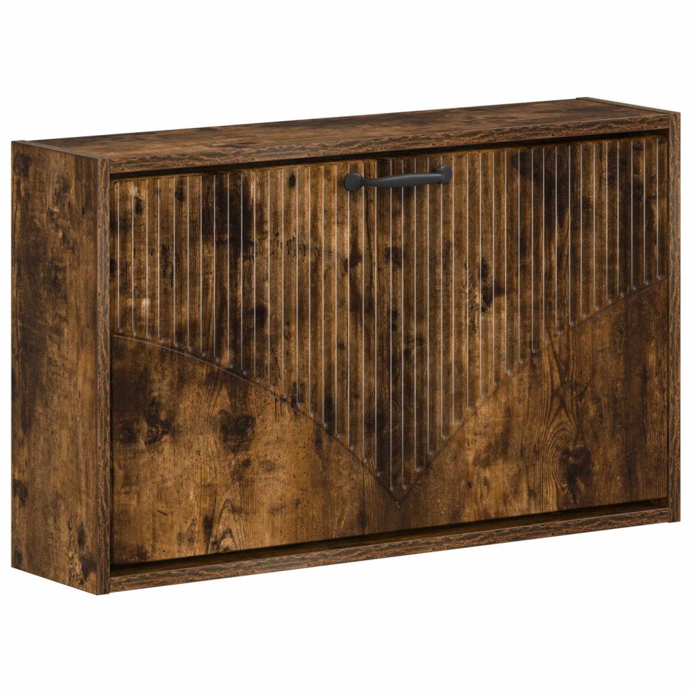 vidaXL Väggmonterad skoskåp HOORN 71 x 17 x 43 cm Konstruerat trä