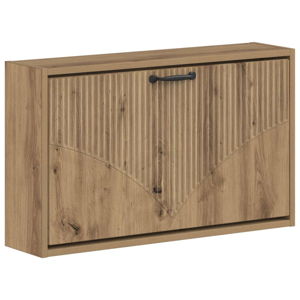 vidaXL Väggmonterad skoskåp HOORN 71 x 17 x 43 cm Konstruerat trä