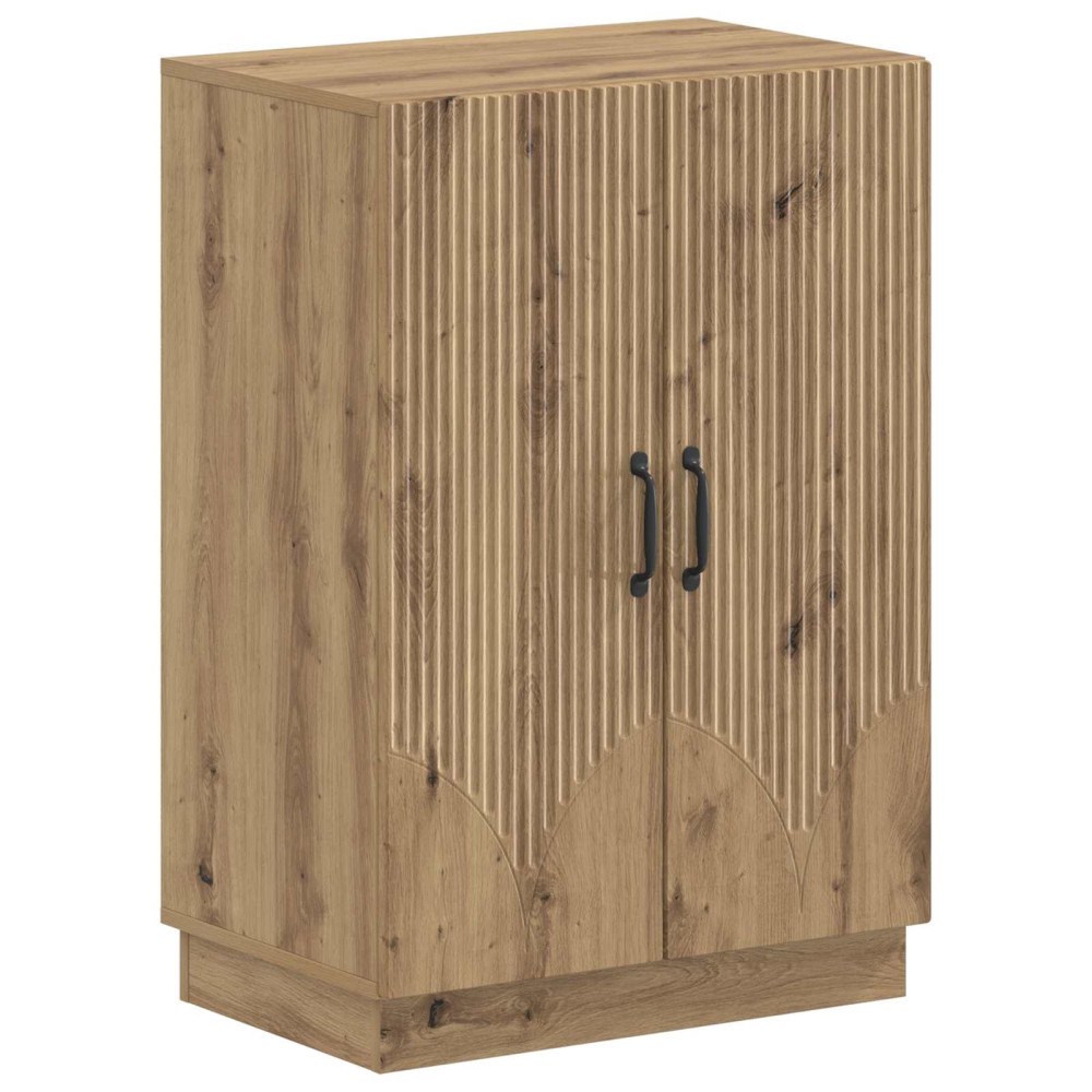 vidaXL Skoskåp HOORN 59,5 x 39,5 x 87 cm Konstruerat trä Artisan-ek