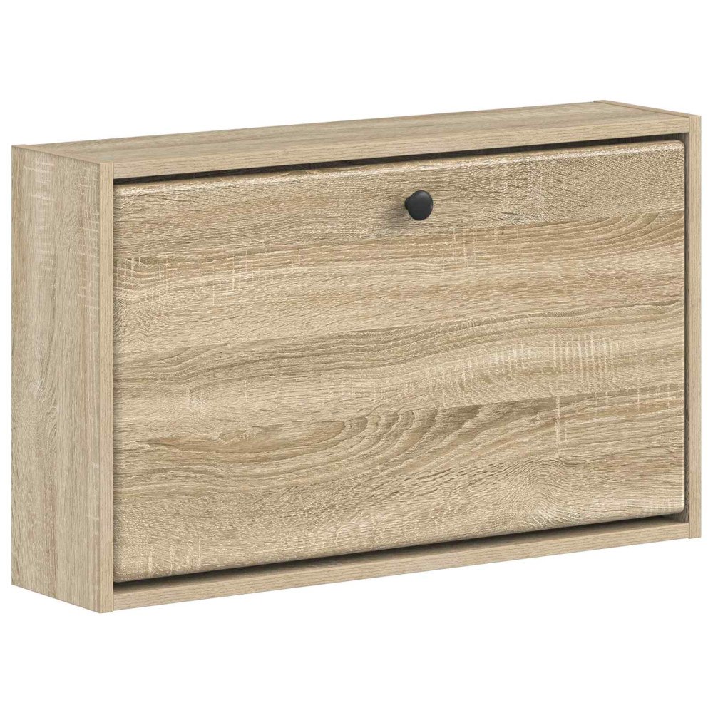 vidaXL Väggmonterad skoskåp BREDA 71 x 17 x 43 cm Konstruerat trä