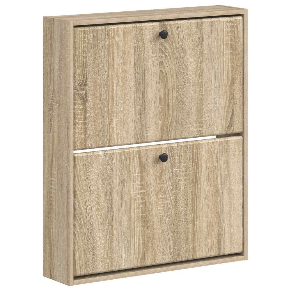 vidaXL Väggmonterad skoskåp BREDA 71 x 17 x 86 cm Konstruerat trä
