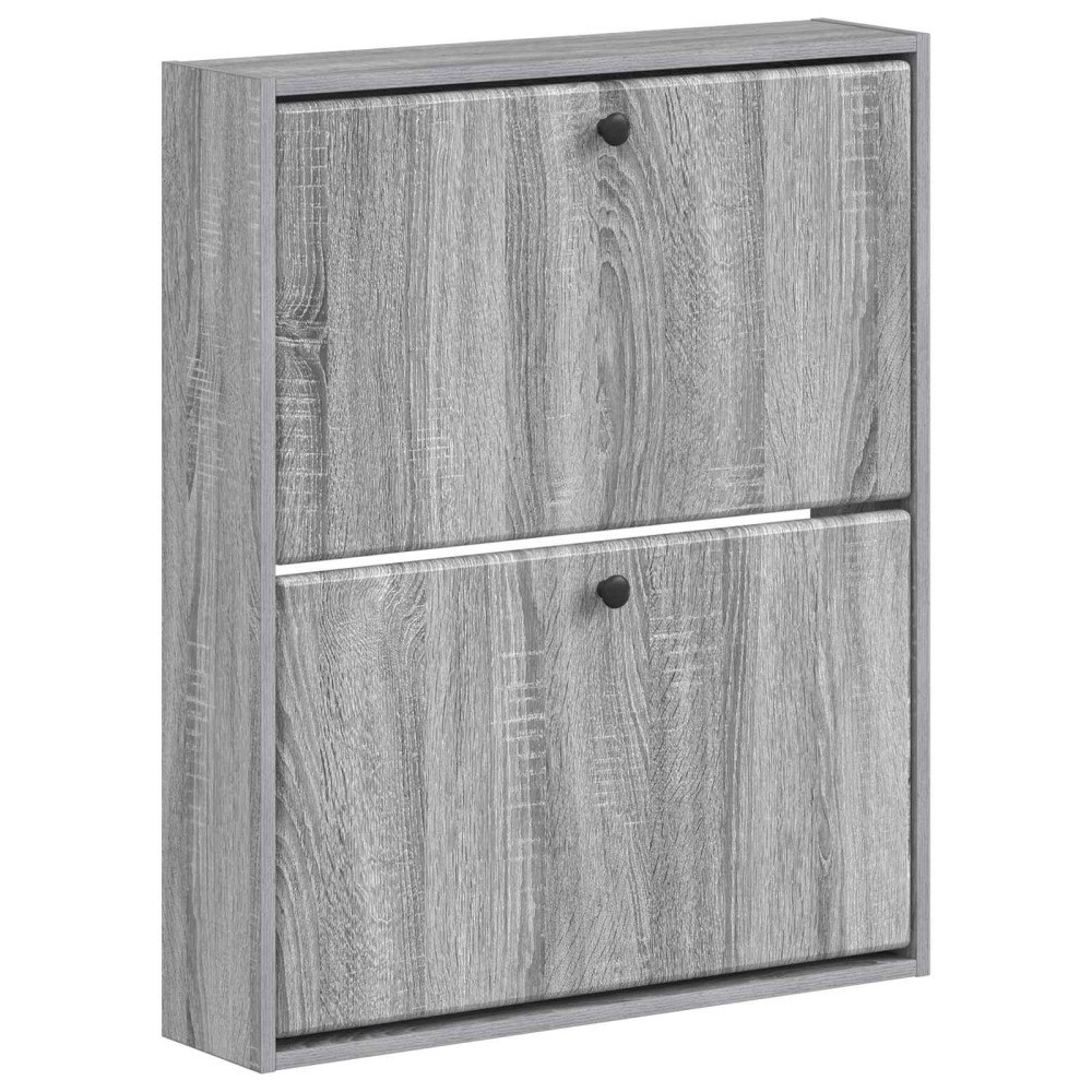 vidaXL Väggmonterad skoskåp BREDA 71 x 17 x 86 cm Konstruerat trä