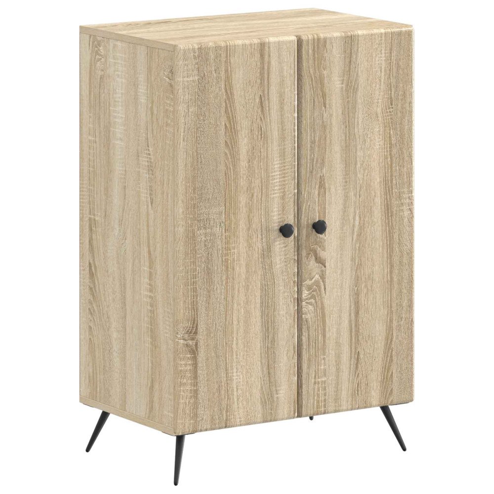 vidaXL Skoskåp BREDA 59,5 x 39,5 x 90 cm Konstruerat trä Sonoma-ek