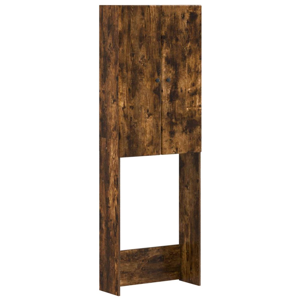 vidaXL Toalett skåp BREDA Rökt ek 66 x 25,5 x 190 cm Konstruerat trä