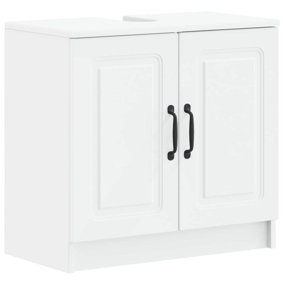 vidaXL Badrumsskåp med handfat UTRECHT Vit 59,5 x 31,5 x 59 cm