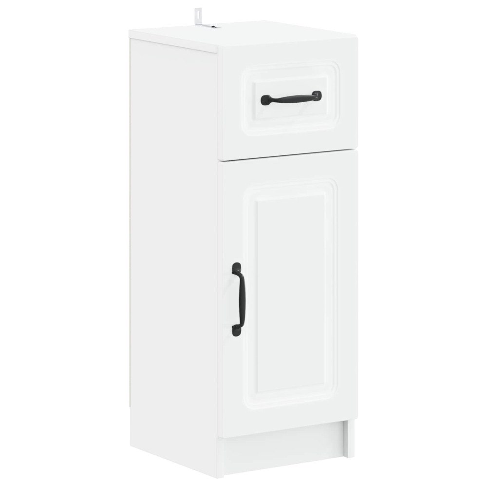 vidaXL Badrumsskrubb UTRECHT Vit 30 x 31 x 77 cm Konstruerat trä