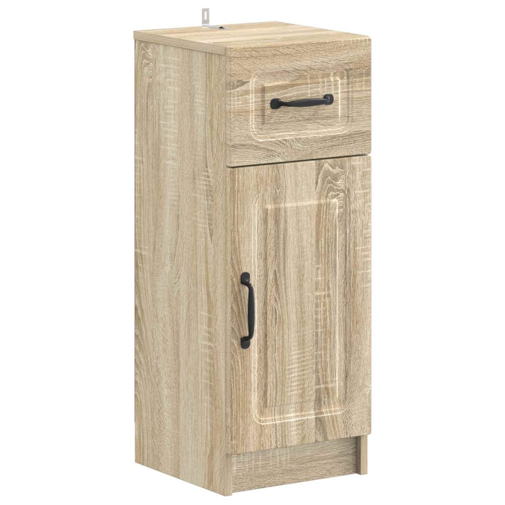 vidaXL Badrumsskrubb UTRECHT Sonoma-ek 30 x 31 x 77 cm Konstruerat trä