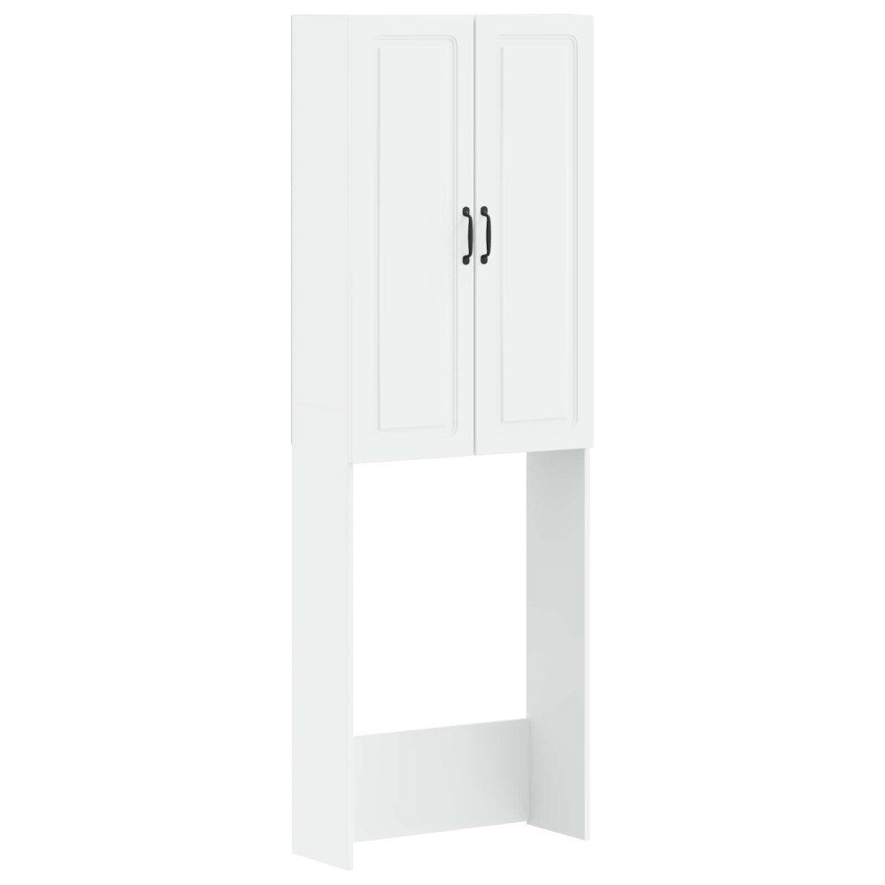 vidaXL Toalett skåp UTRECHT Vit 66 x 25,5 x 190 cm Konstruerat trä