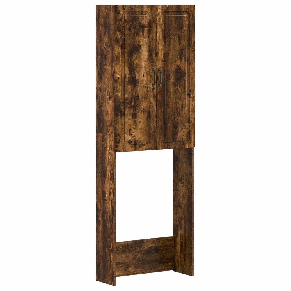 vidaXL Toalett skåp UTRECHT Rökt ek 66 x 25,5 x 190 cm Konstruerat trä