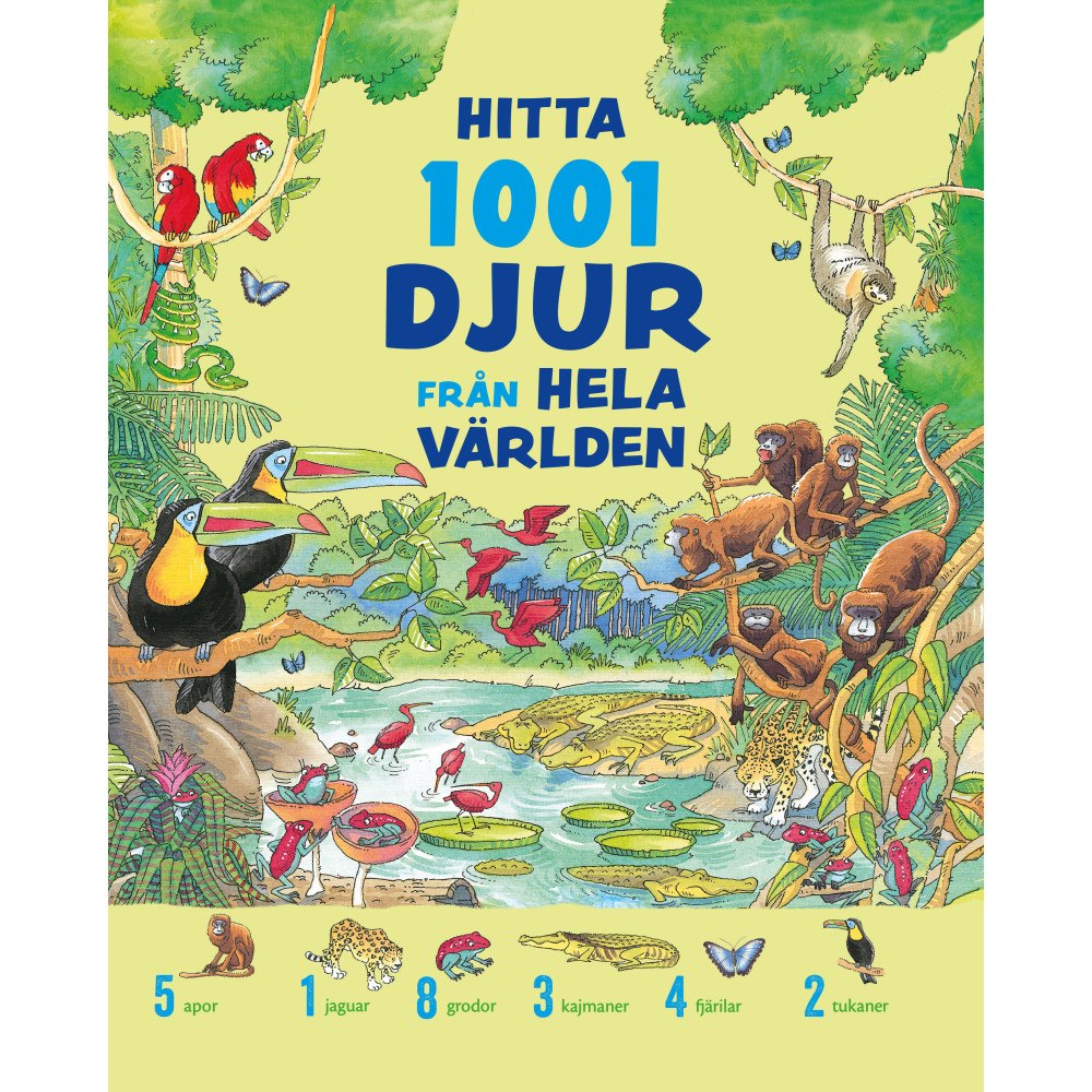 Ruth Brocklehurst Hitta 1001 djur från hela världen (inbunden)