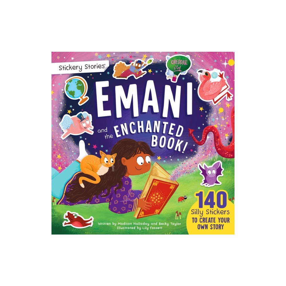 Kennedy Publishing Stickery Stories: Emani and the Enchanted Book - fairytale fantasy adventure sticker activity storybook for 4-8 Year Old...