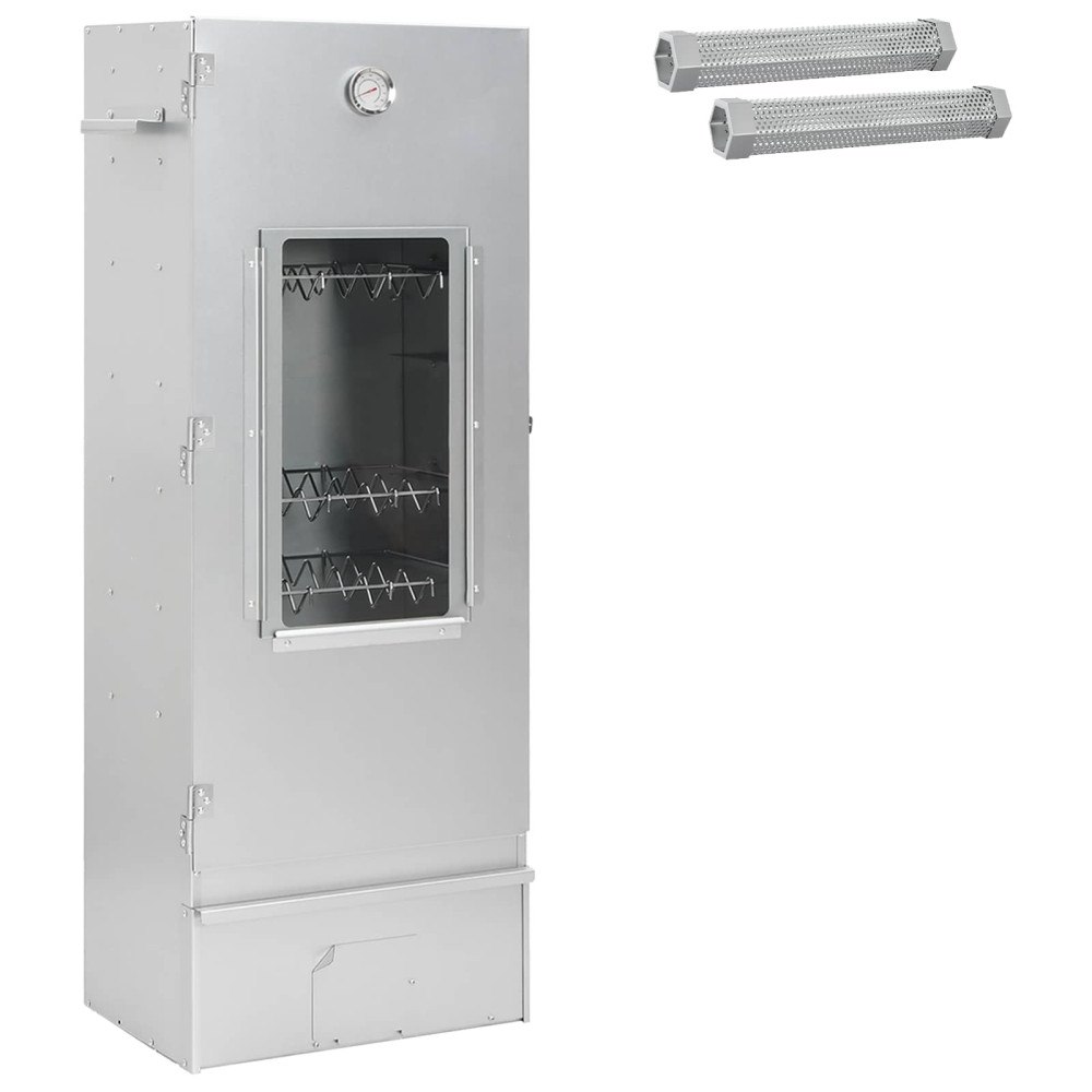 vidaXL Röko 3 st 44,5 x 29 x 110 cm Galvaniserat stål Silver