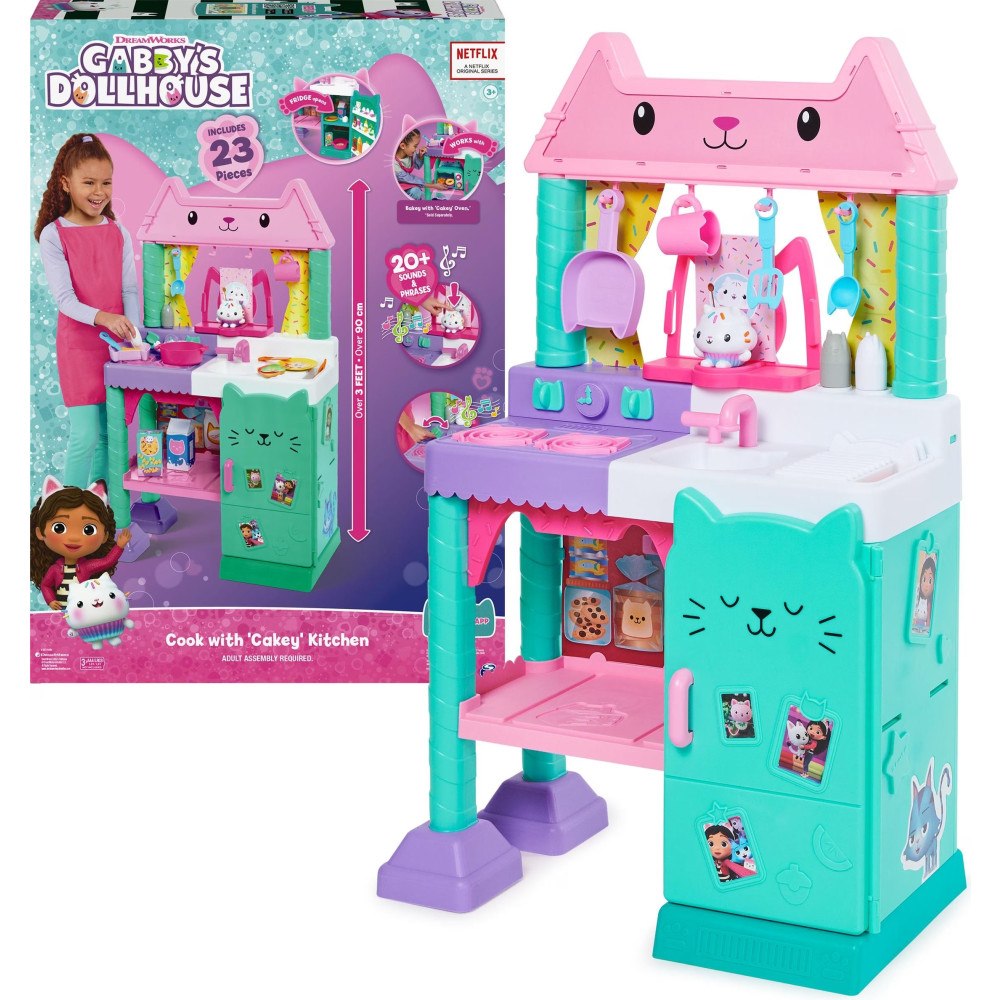 Gabby's Dollhouse Gabbys dockskåpskock med kakigt kök