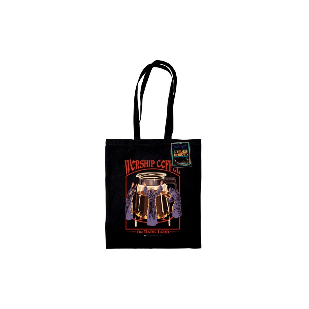 Pyramid International Steven Rhodes (Worship Coffee) Black Tote Bag