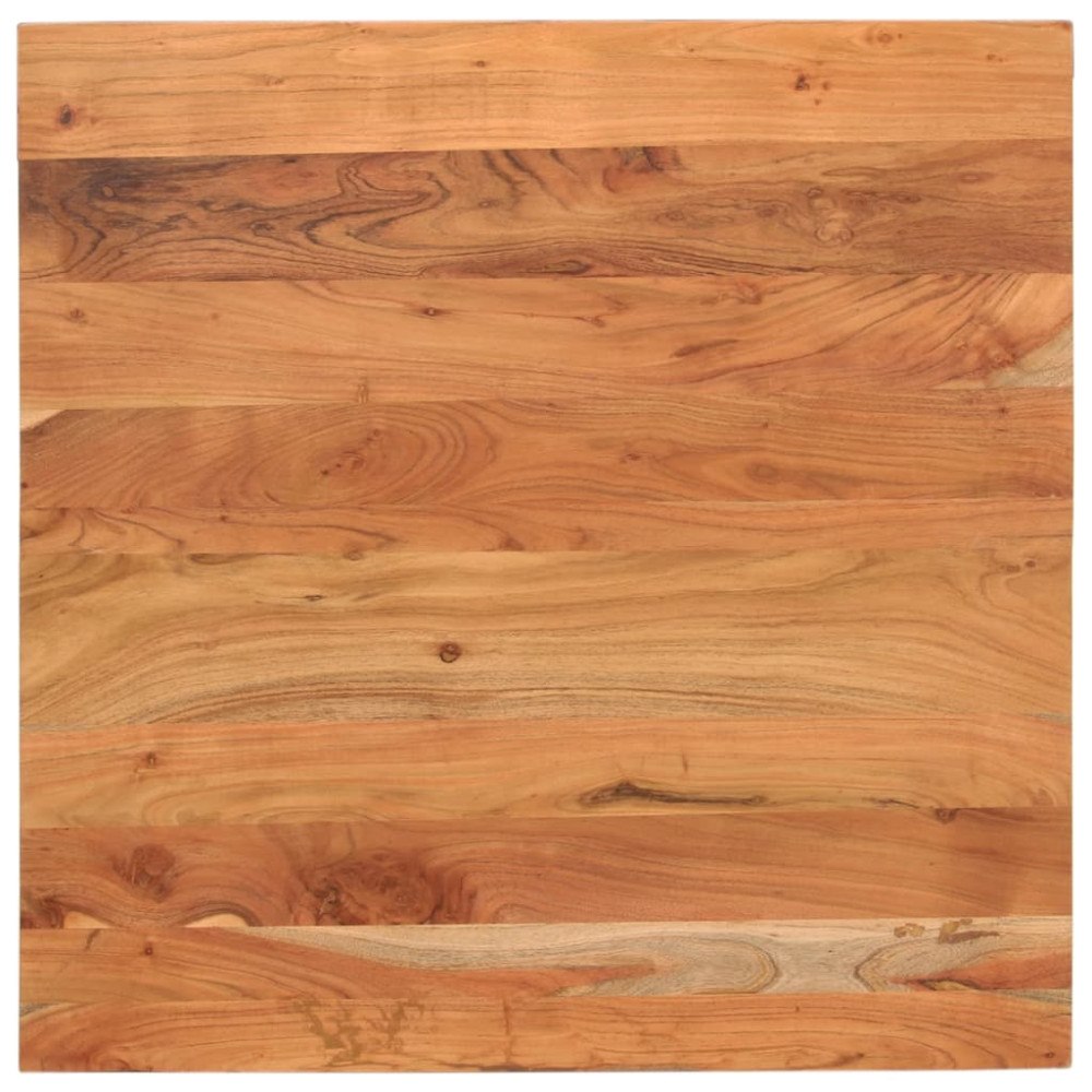 vidaXL Bordsskiva 90x90x3,8 cm fyrkantig massiv akacia