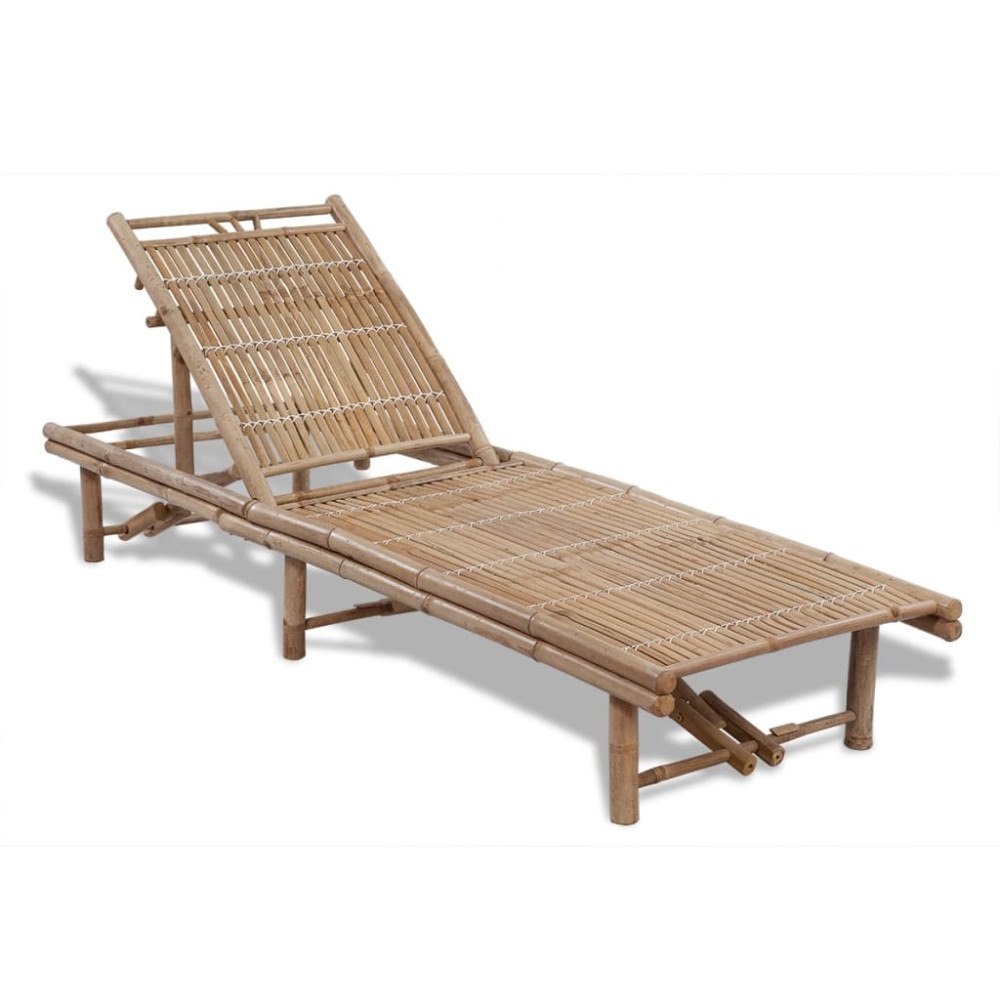 vidaXL Solsäng bambu
