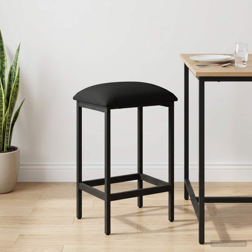 vidaXL Barpall Svart 40 x 32 x 64 cm Konstruerat trä