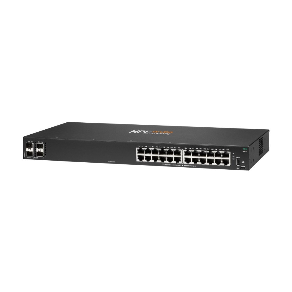 Hewlett Packard Enterprise HPE Aruba 6000 24G 4SFP Switch