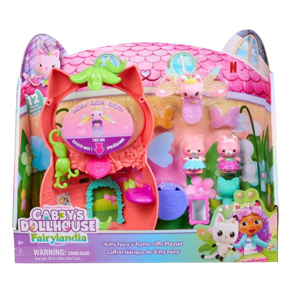 Gabby's Dollhouse Gabby's Dockskåp Flutter-riffic Féer Set