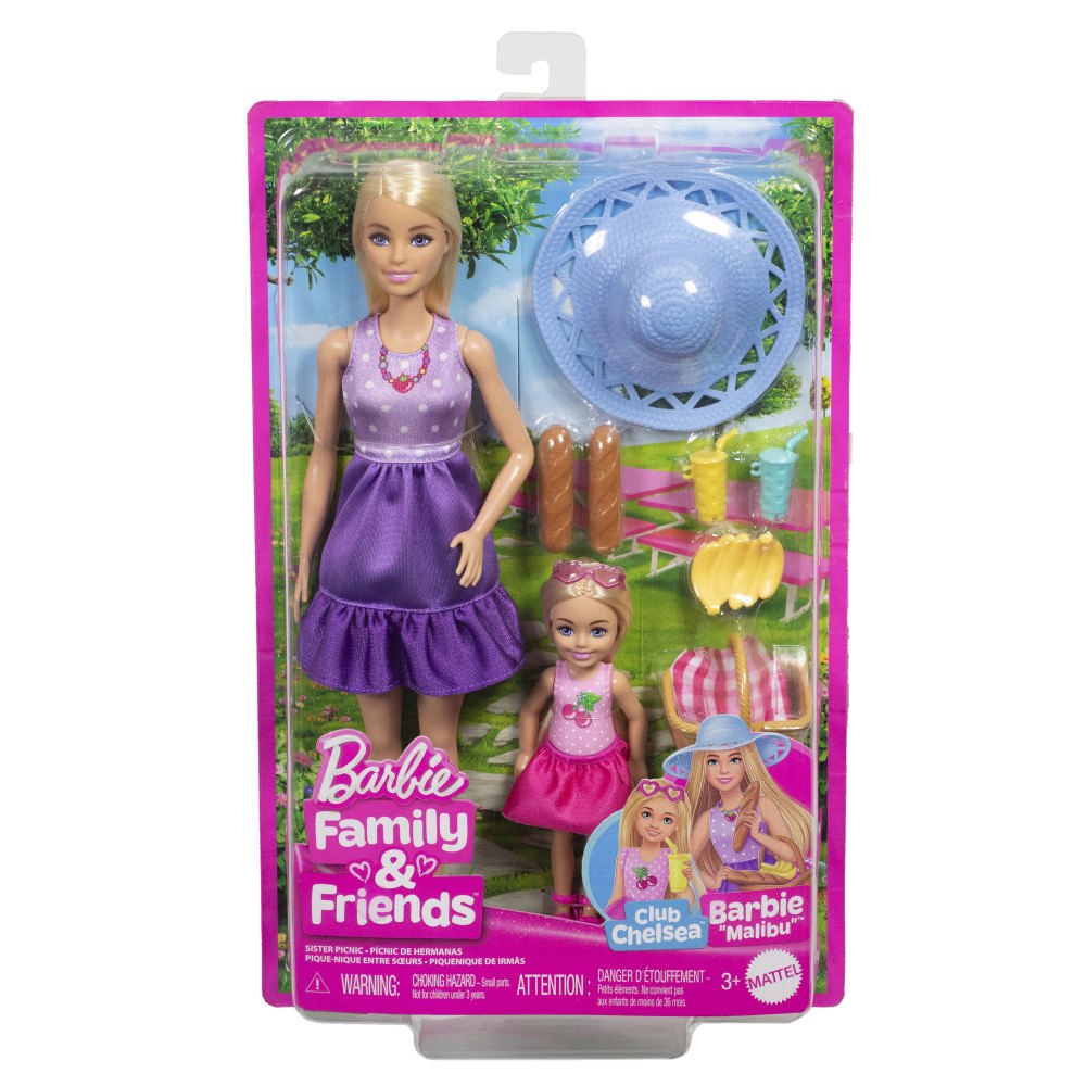 Barbie Barbie Malibu & Chelsea basdockor