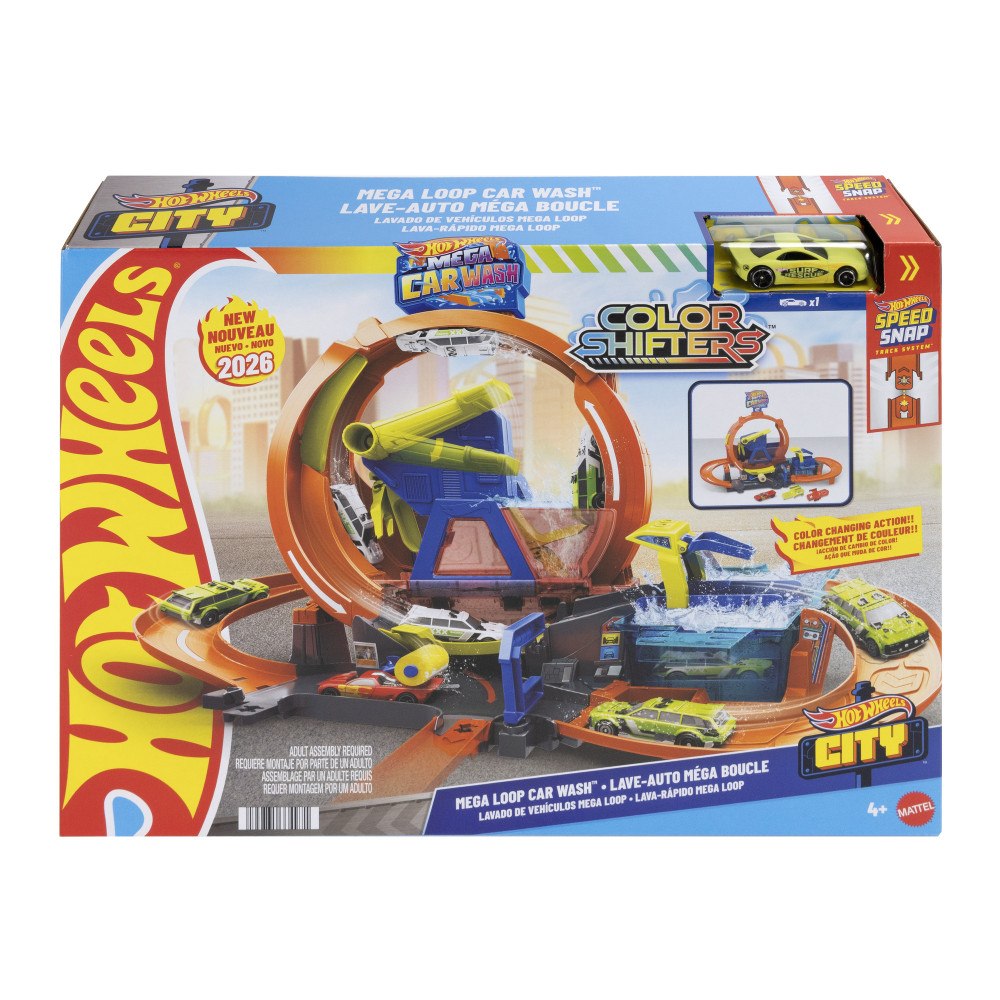Hot Wheels Hot Wheels City Mega Biltvätt 2026