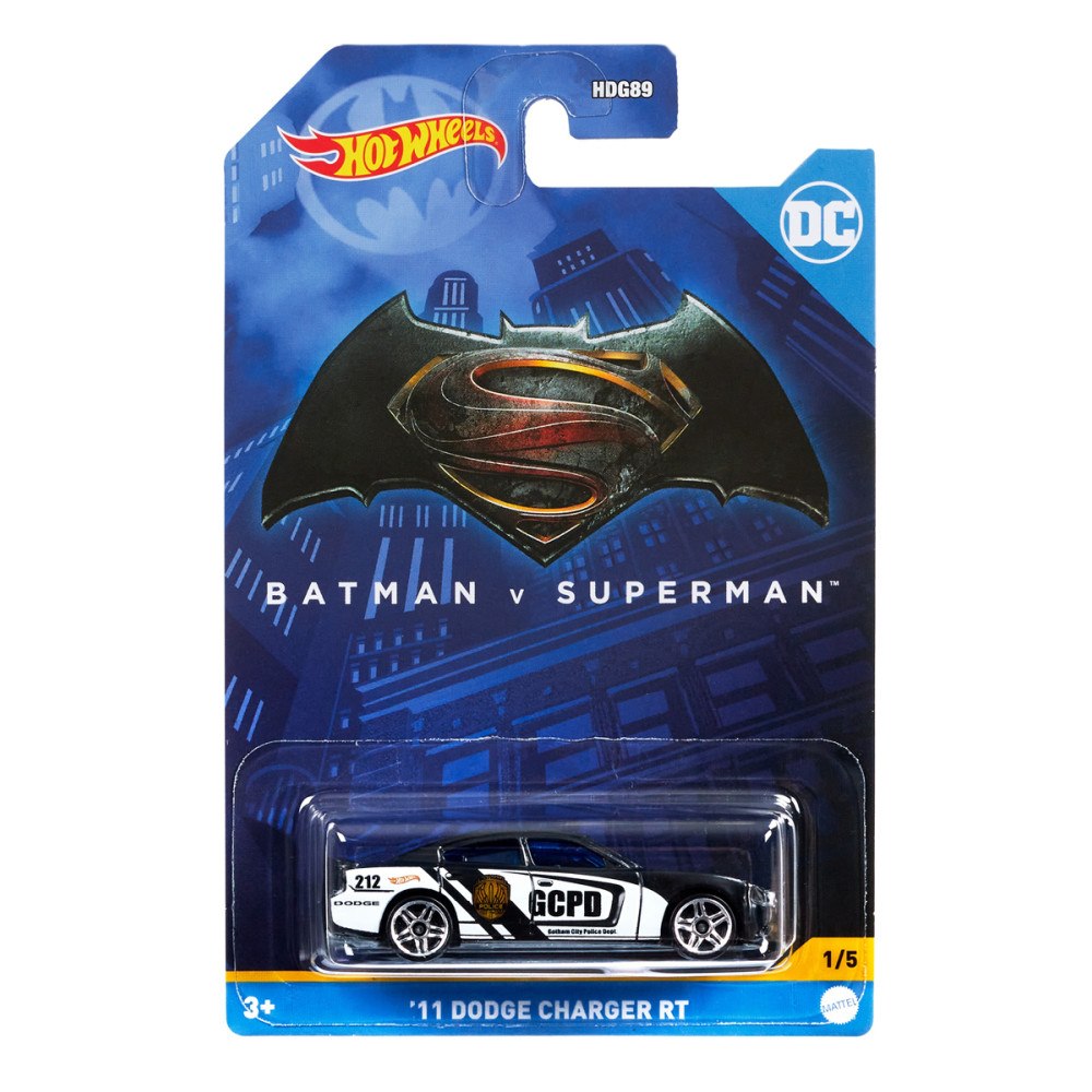 Hot Wheels Hot Wheels tema Batman sort.
