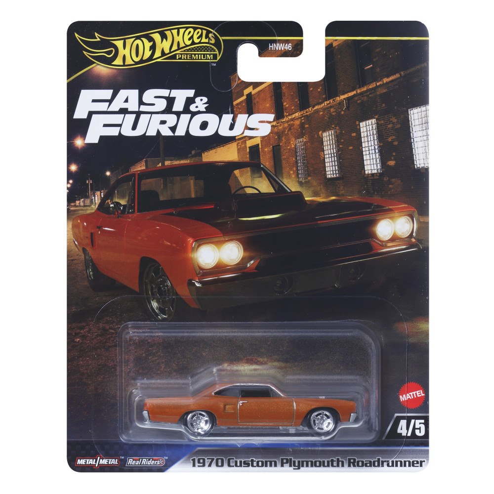 Hot Wheels Hot Wheels Premium Fast & Furious 1:64 Sort.