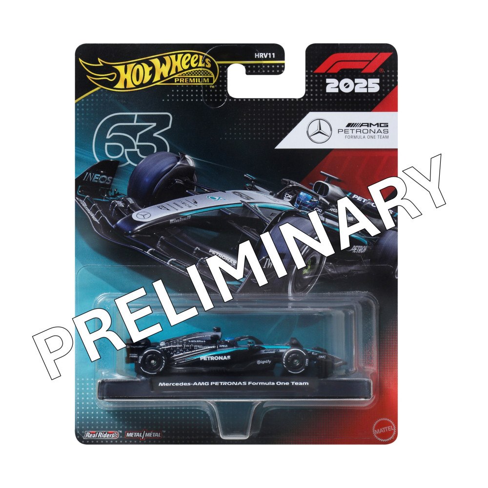 Hot Wheels Hot W. F-1 Racing Premium 1:64 Mercedes